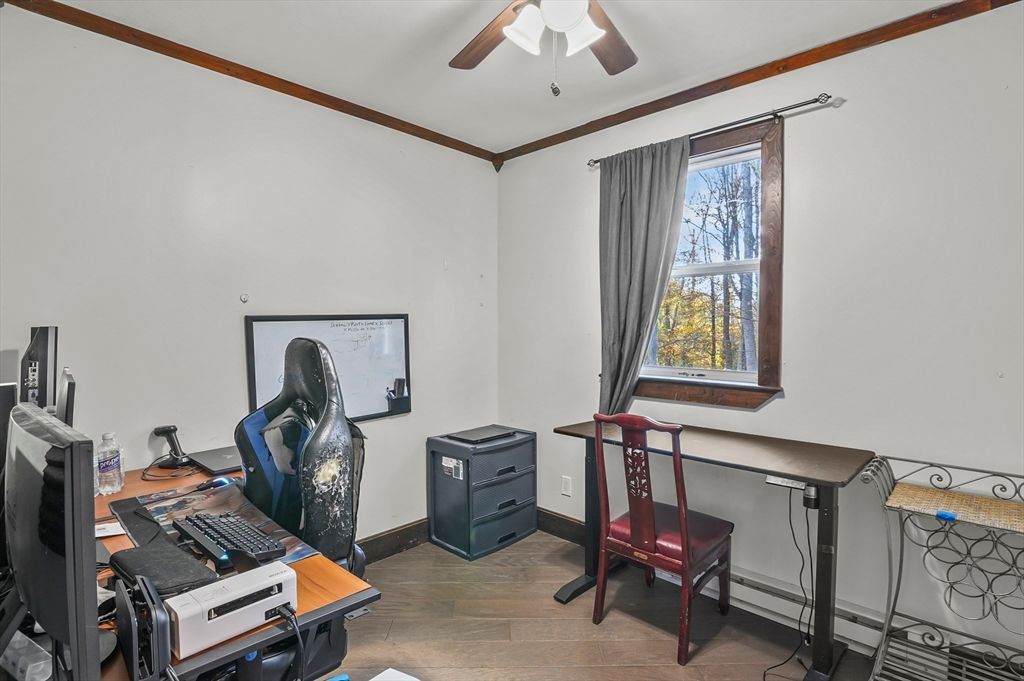 Home Office, Interior, Wood Texture Flooring