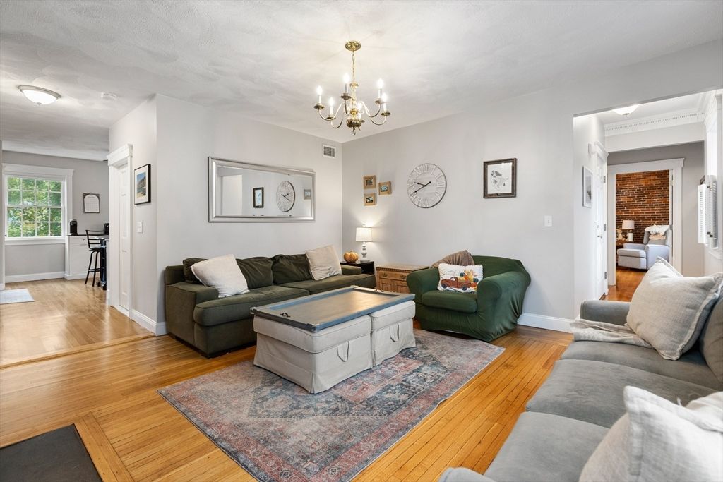 Chandelier, Interior, Living room, Wood Texture Flooring