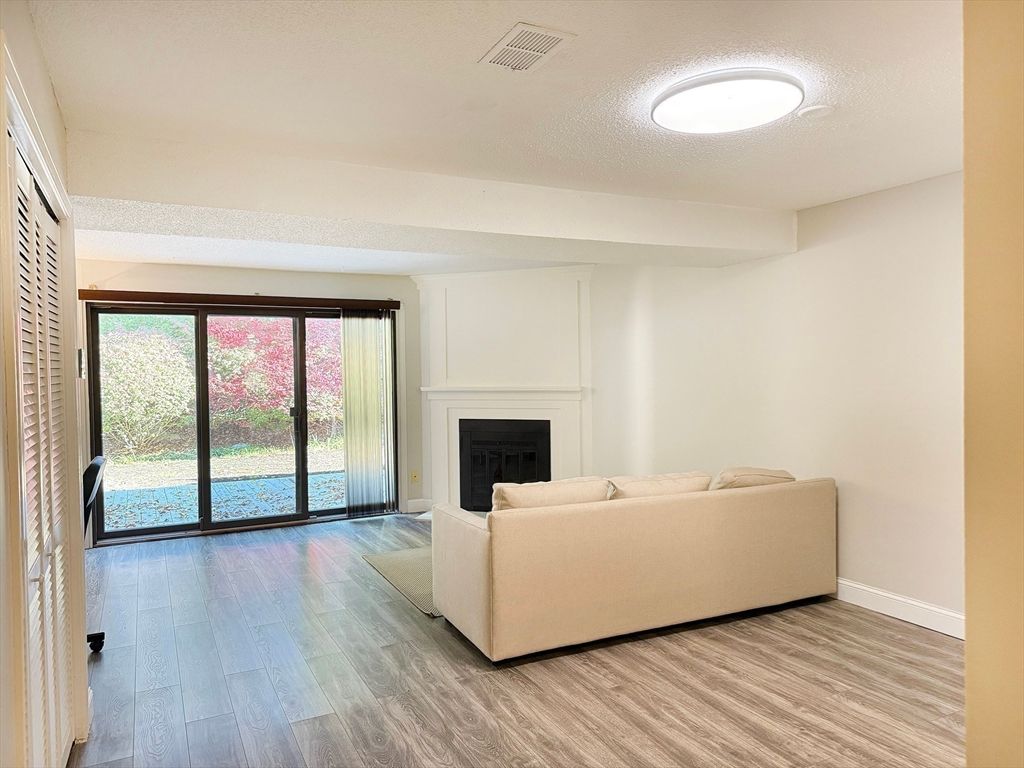 Fireplace, Interior, Living room, Wood Texture Flooring