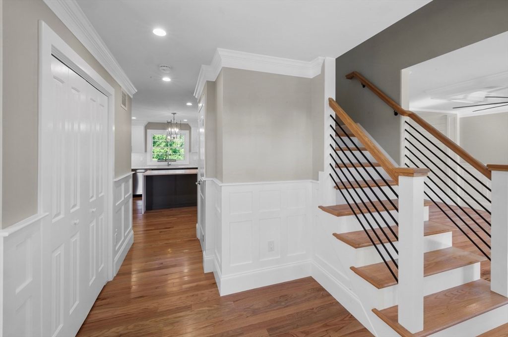 Chandelier, Interior, Recessed Lighting, Wood Texture Flooring