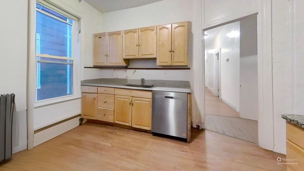 Interior, Kitchen, Wood Texture Flooring