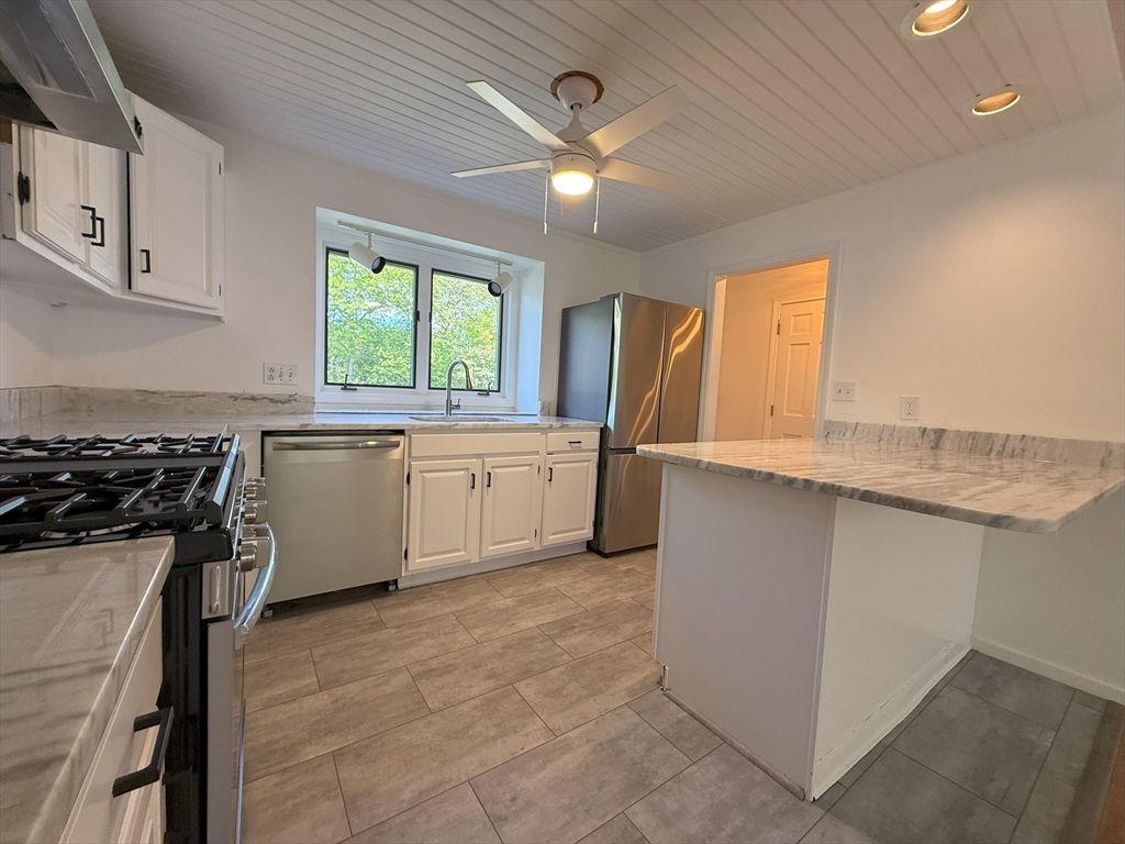 Interior, Kitchen, Recessed Lighting, Stainless Steel Appliances