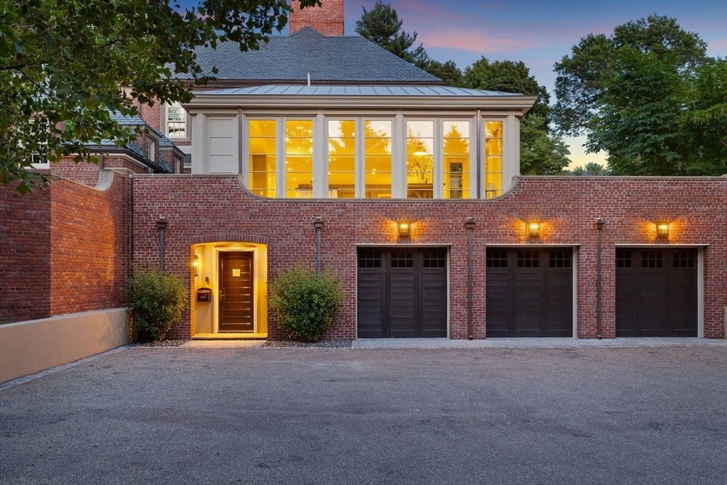 Attached, Exterior, Facade, Brick Facade, French Provincial