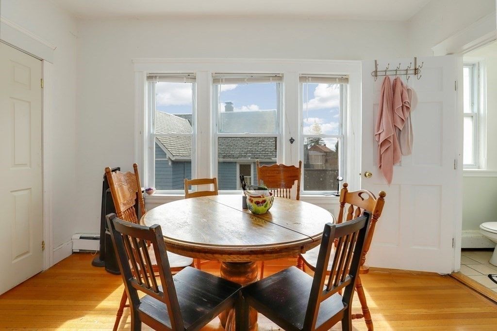 Dining room, Interior, Wood Texture Flooring