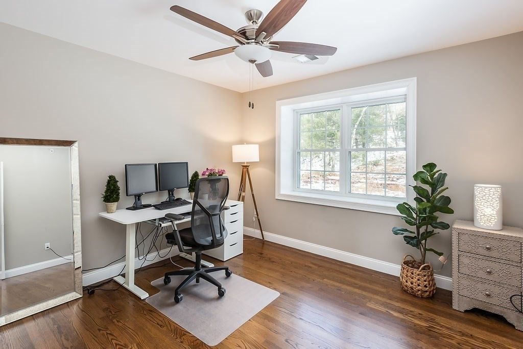 Home Office, Interior, Wood Texture Flooring