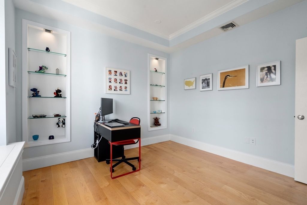 Home Office, Interior, Wood Texture Flooring