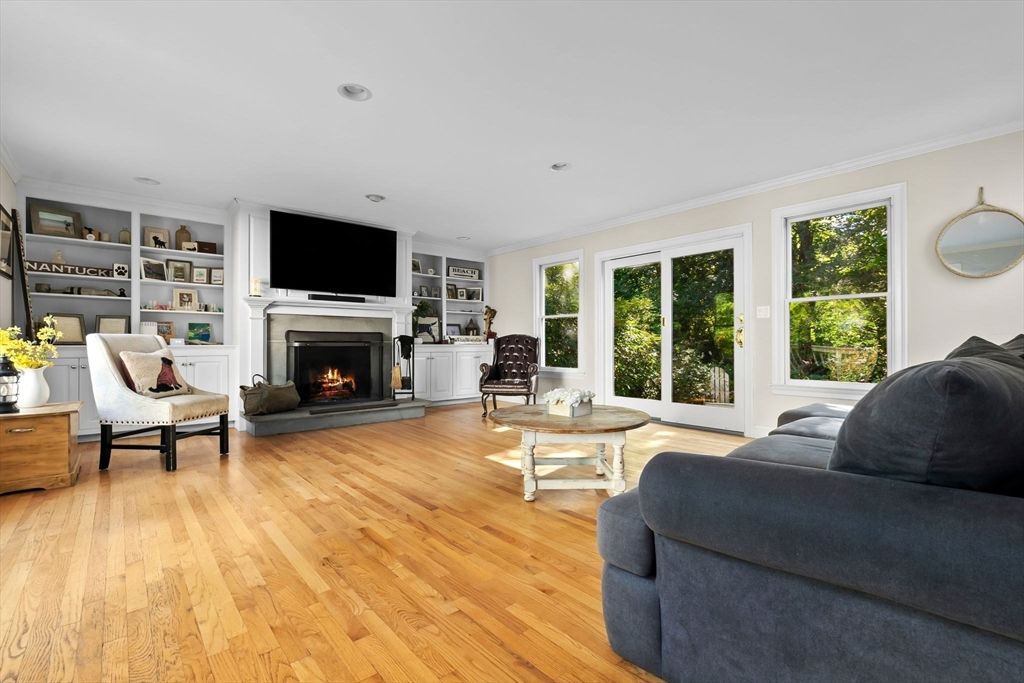 Fireplace, Interior, Living room, Wood Texture Flooring