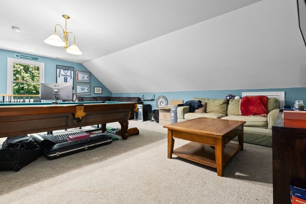 Billiard Table, Game Room, Interior, Living room, Pendant Lights
