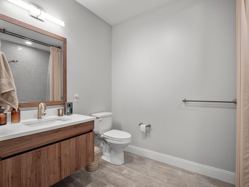 Bathroom, Interior, Wood Texture Flooring