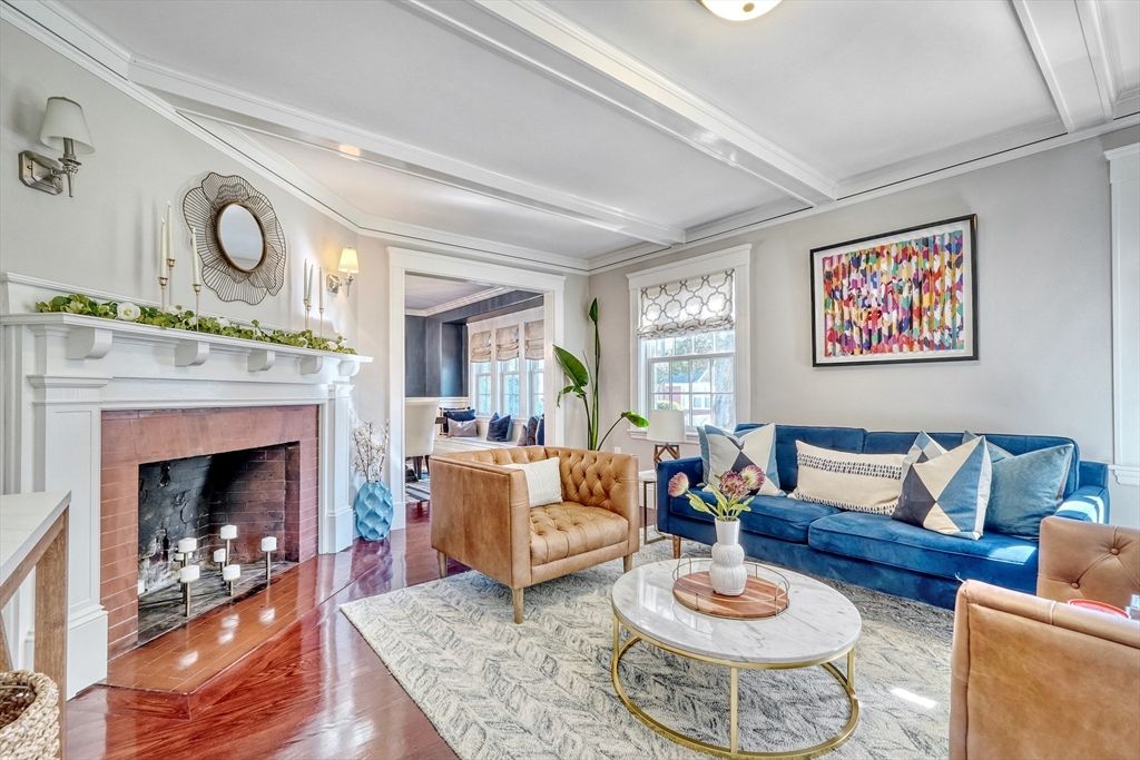 Fireplace, Interior, Living room, Wood Texture Flooring