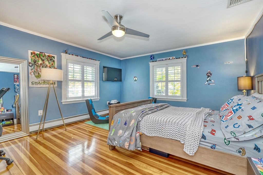 Bedroom, Interior, Wood Texture Flooring