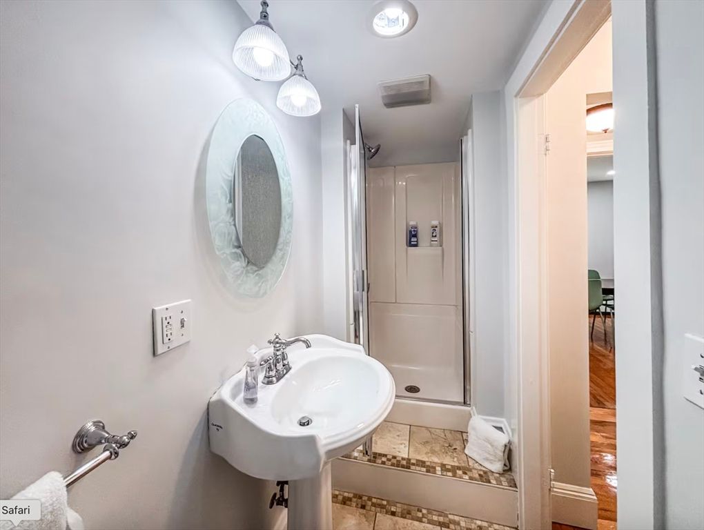 Bathroom, Glass Shower, Interior