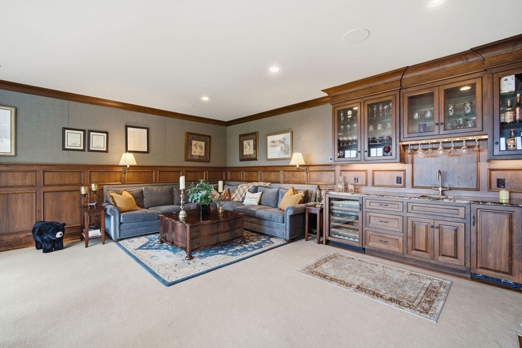 Interior, Living room, Recessed Lighting