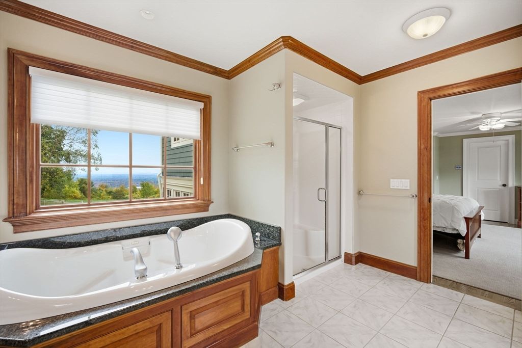 Bathroom, Bedroom, Glass Shower, Interior, Marble