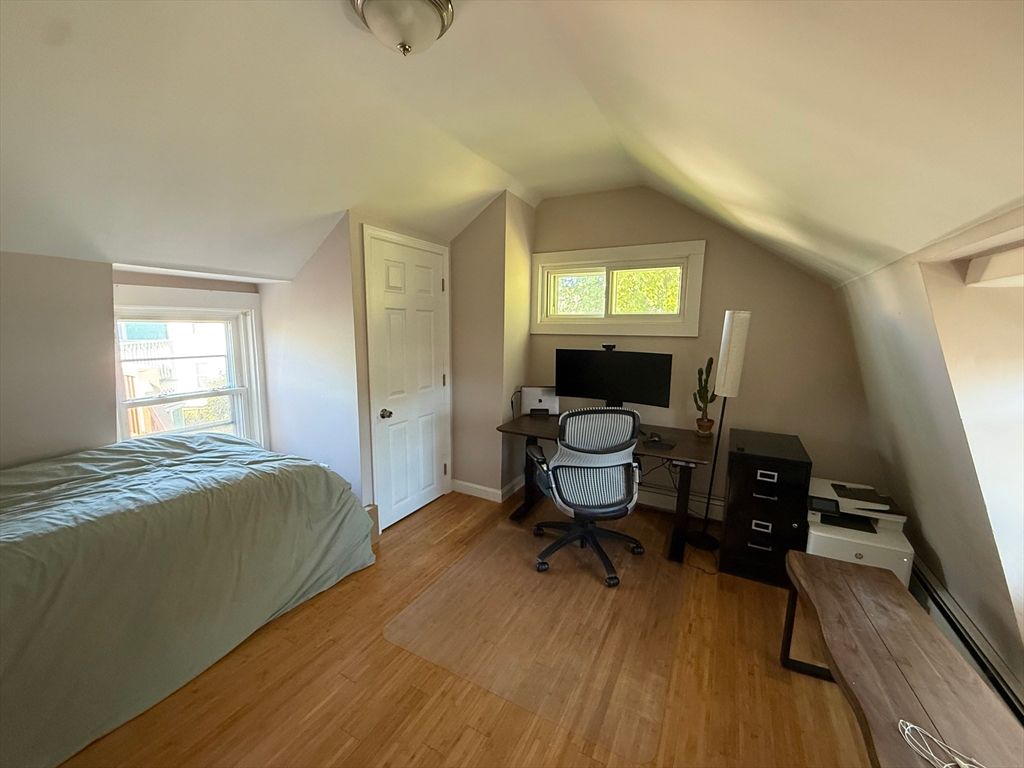 Bedroom, Home Office, Interior, Wood Texture Flooring