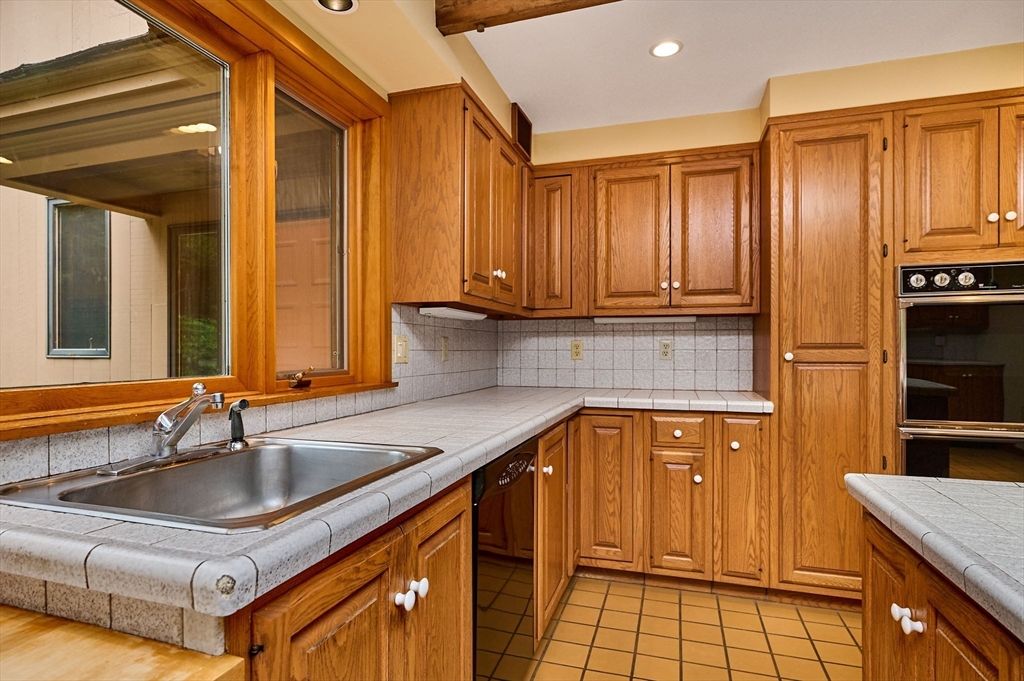 Interior, Kitchen, Recessed Lighting, Tile Countertops