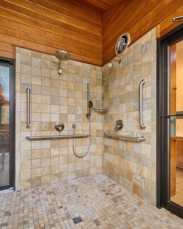 Bathroom, Interior, Stone Walls