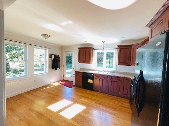 Interior, Kitchen, Wood Texture Flooring