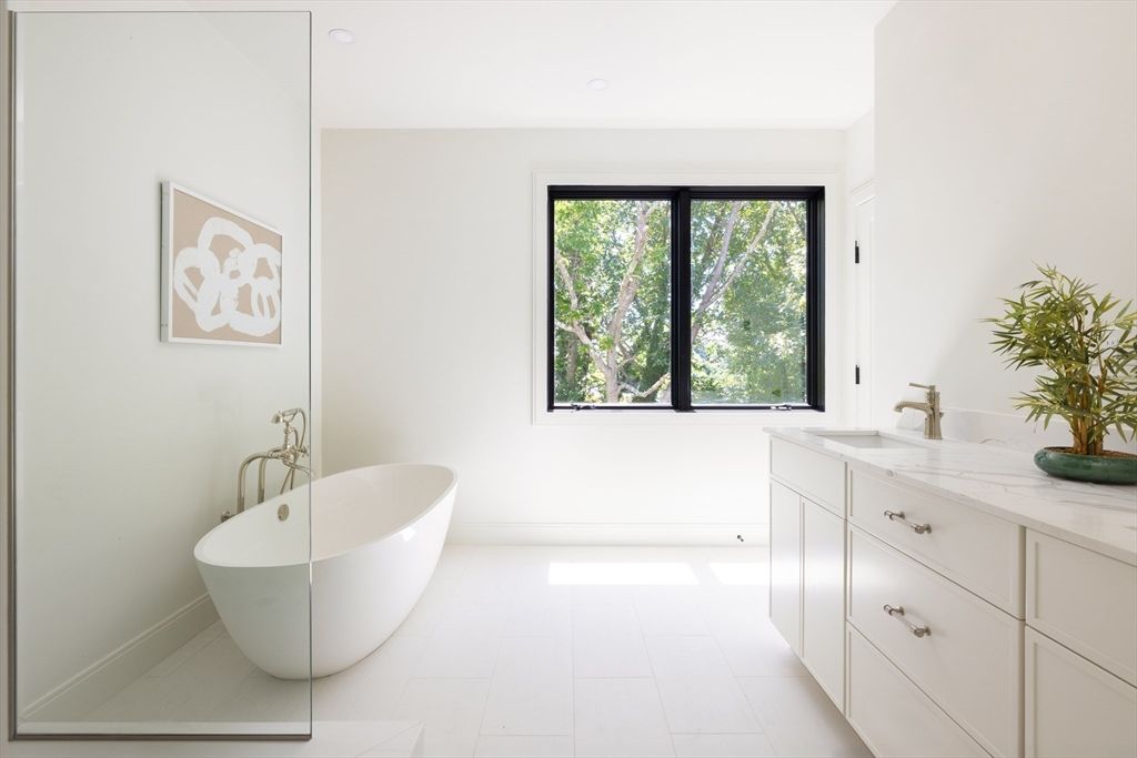 Bathroom, Free Standing Baths, Interior, Recessed Lighting