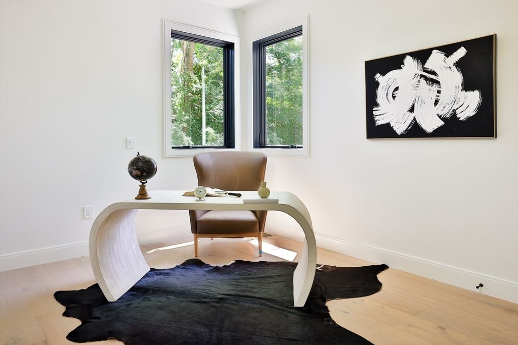 Home Office, Interior, Wood Texture Flooring