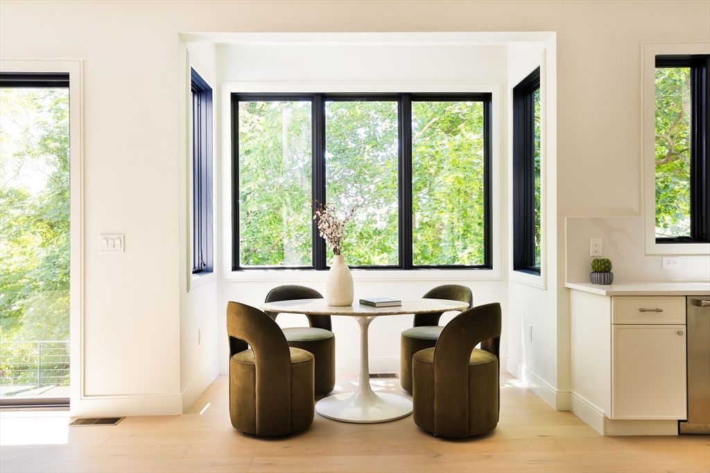 Dining room, Interior, Wood Texture Flooring