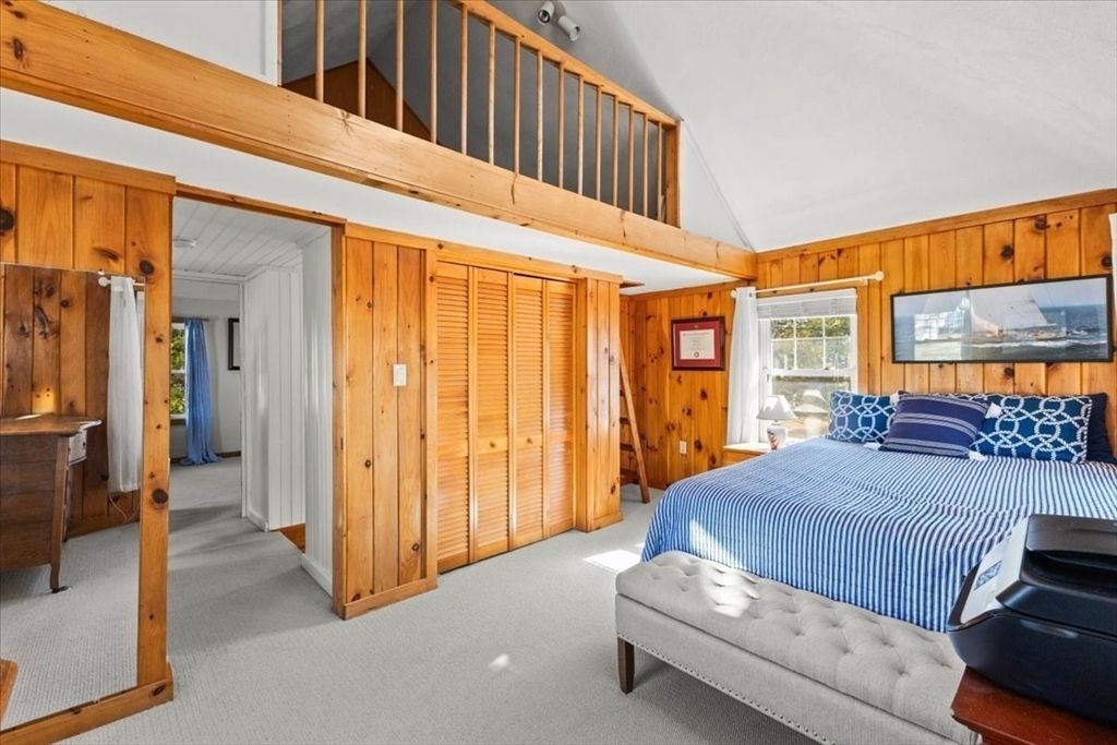 Bedroom, Interior, Wooden Walls