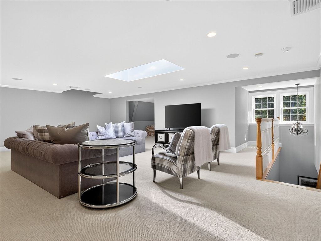 Interior, Living room, Recessed Lighting