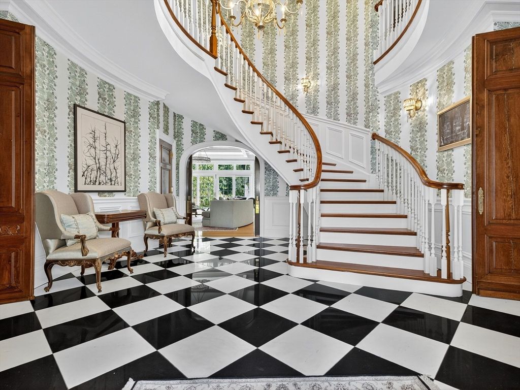 Chandelier, Interior, Marble