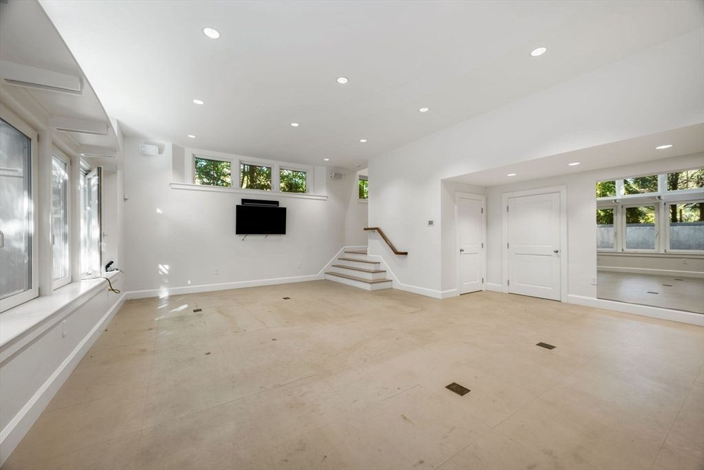 Empty room, Interior, Recessed Lighting
