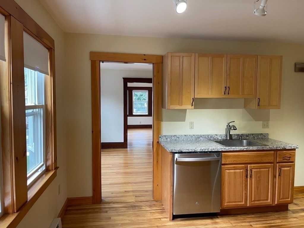 Interior, Kitchen, Wood Texture Flooring