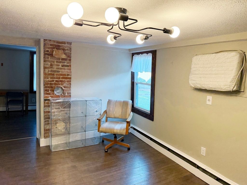 Interior, Stone Walls, Wood Texture Flooring