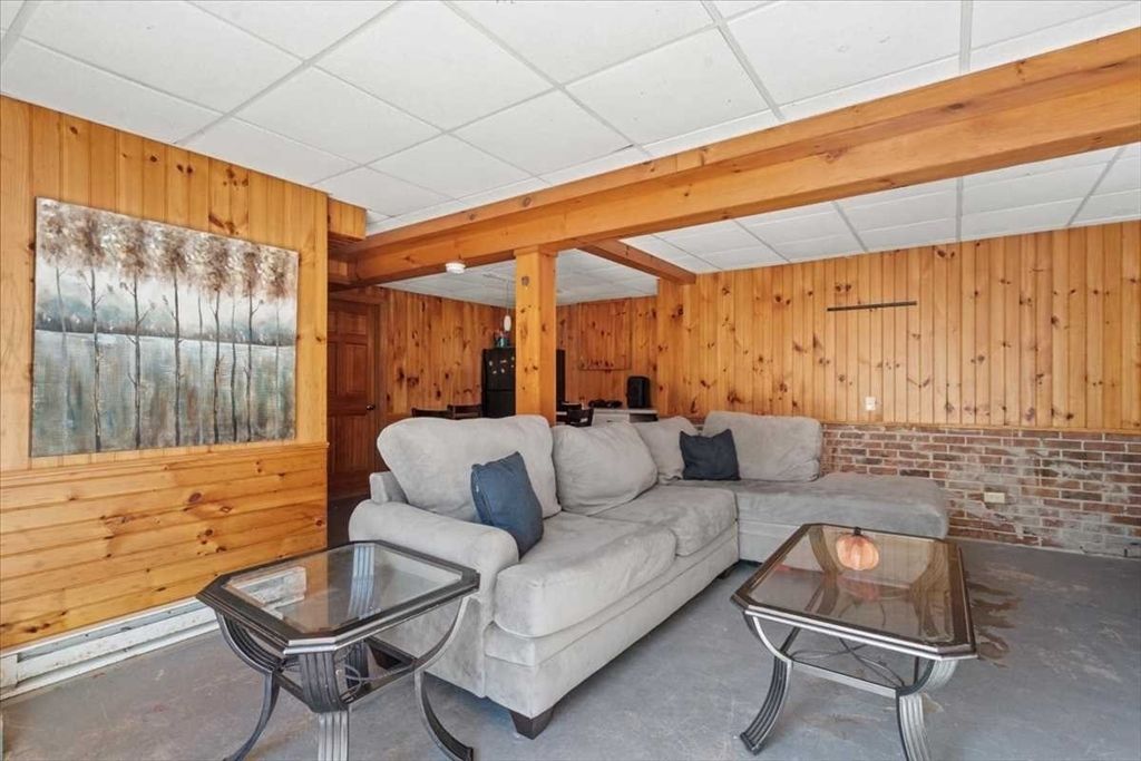 Interior, Living room, Wooden Beams, Wooden Walls