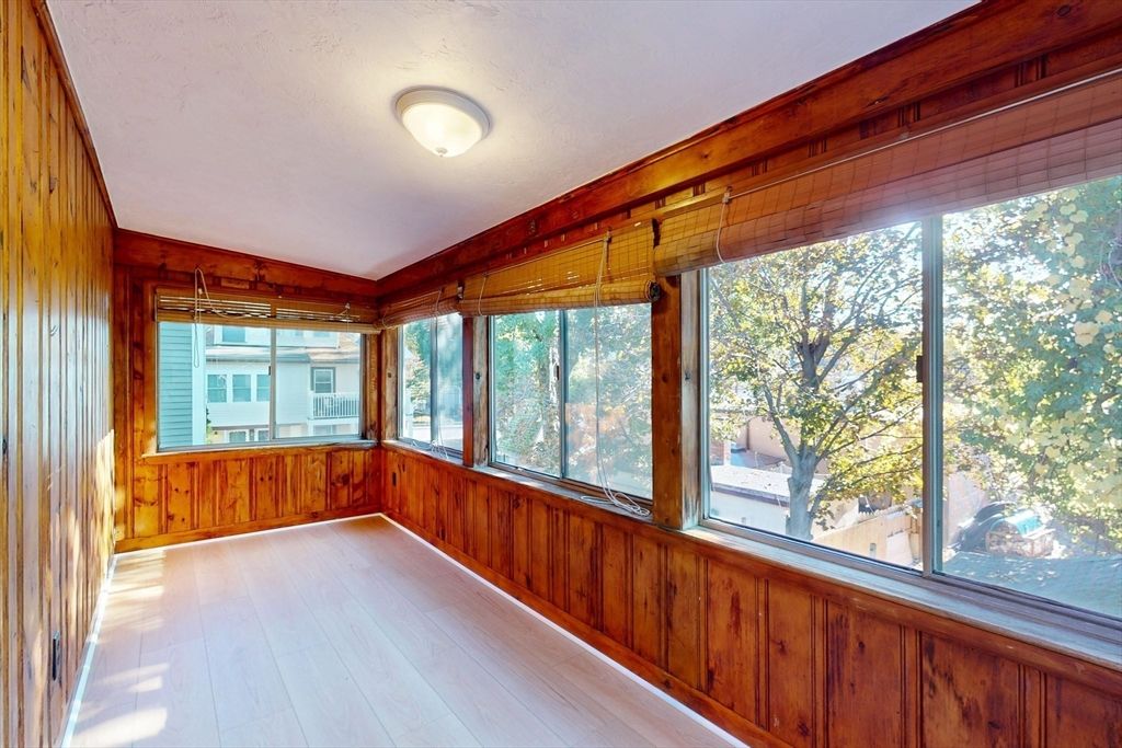 Empty room, Interior, Wood Texture Flooring, Wooden Walls