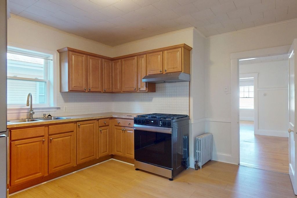 Interior, Kitchen, Wood Texture Flooring