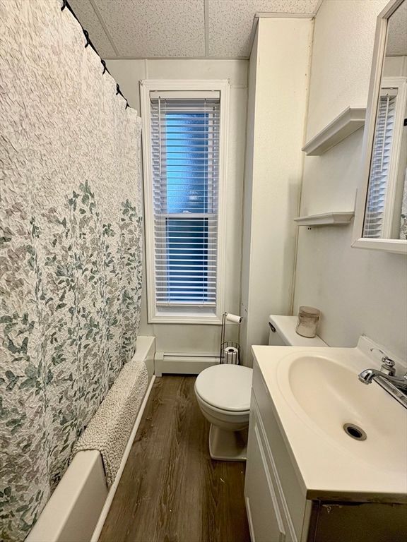 Bathroom, Interior, Wood Texture Flooring