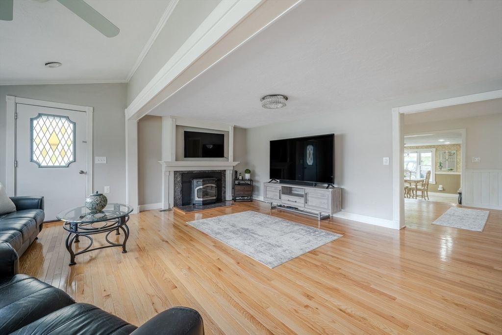 Fireplace, Interior, Living room, Wood Texture Flooring