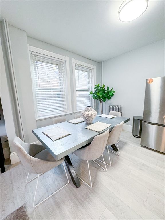 Dining room, Interior, Wood Texture Flooring