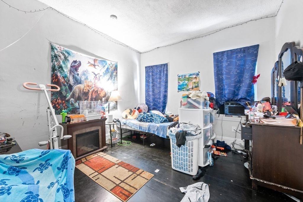 Bedroom, Fireplace, Interior