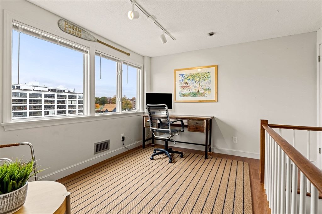 Home Office, Interior, Wood Texture Flooring