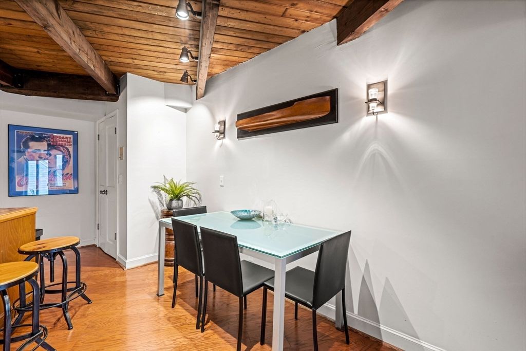 Dining room, Interior, Wooden Beams, Wooden Ceilings, Wood Texture Flooring
