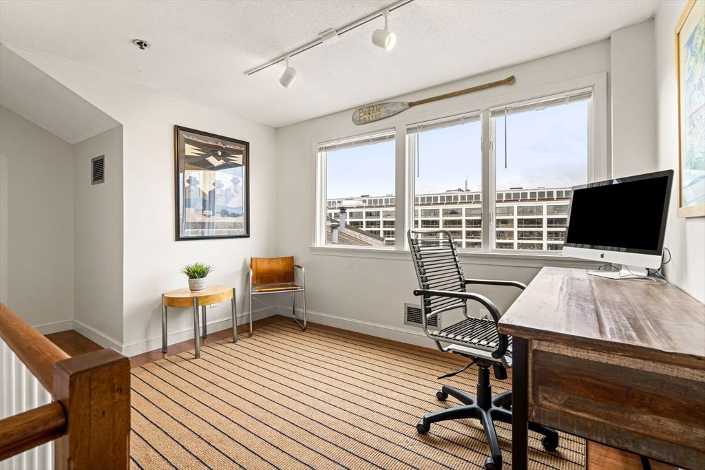 Home Office, Interior, Wood Texture Flooring