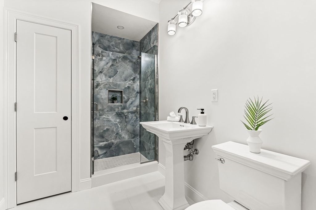 Bathroom, Glass Shower, Interior