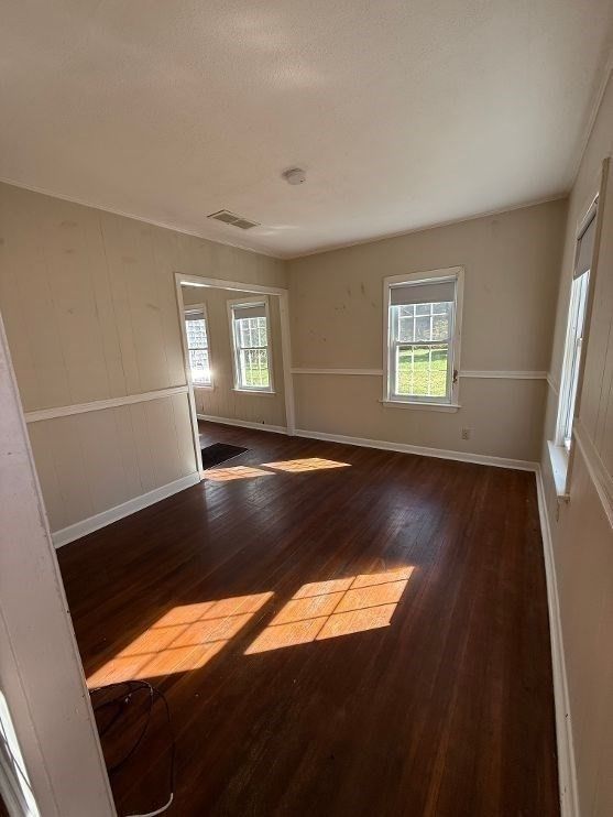 Empty room, Interior, Wood Texture Flooring
