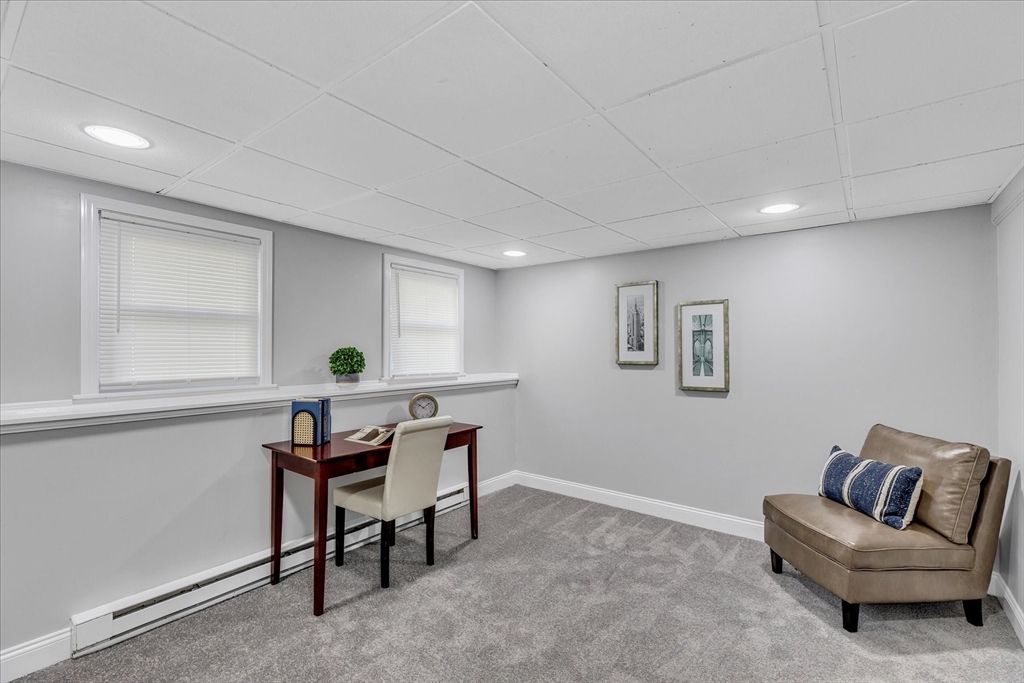 Home Office, Interior, Recessed Lighting