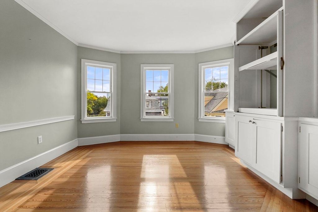 Empty room, Interior, Wood Texture Flooring