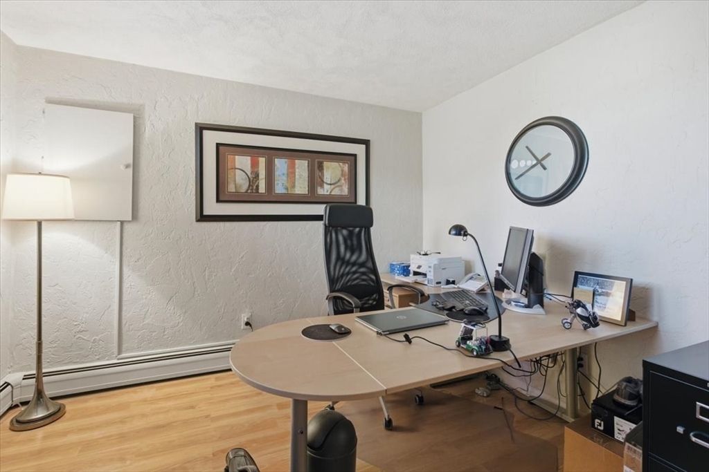 Home Office, Interior, Wood Texture Flooring