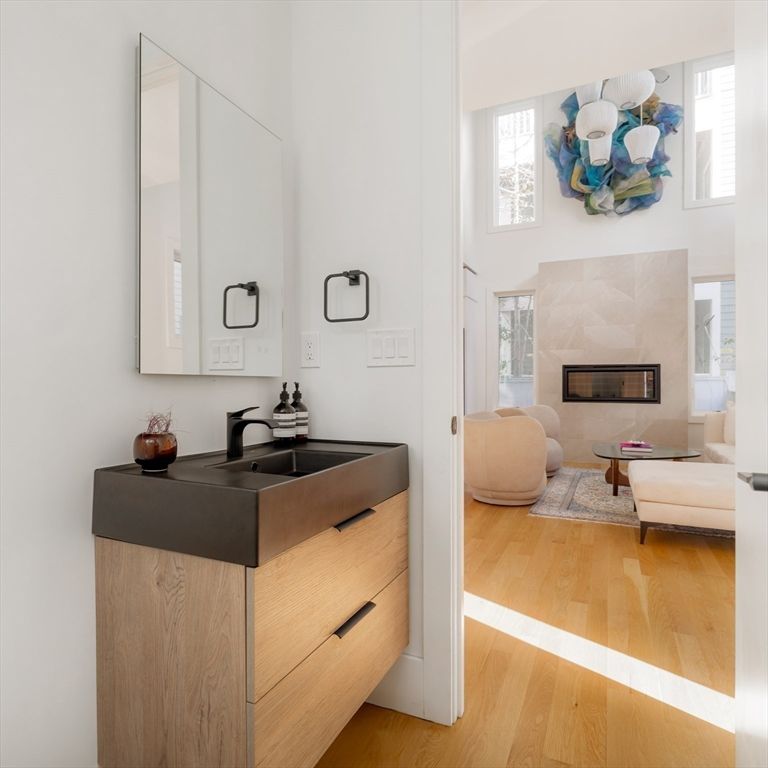 Fireplace, Interior, Living room, Wood Texture Flooring