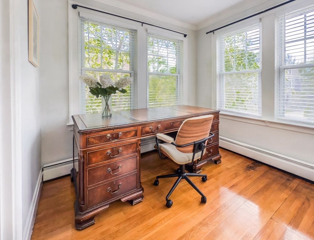 Home Office, Interior, Wood Texture Flooring