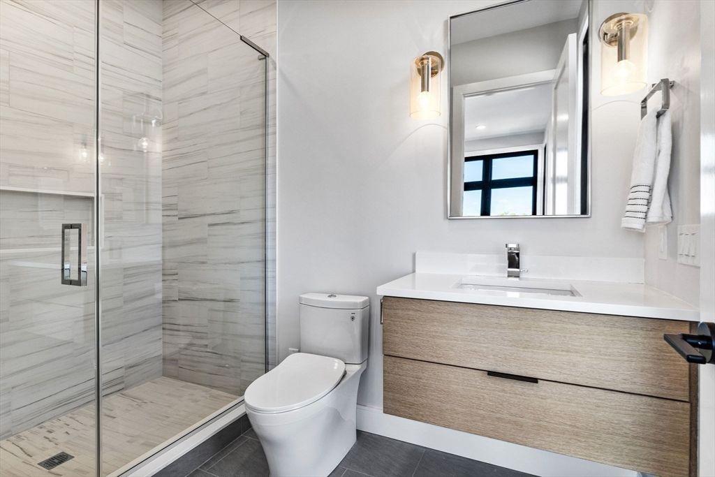 Bathroom, Glass Shower, Interior