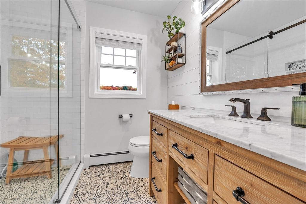 Bathroom, Glass Shower, Interior